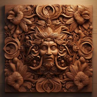 Patterns and decorations stl Flacillula 3 3d model